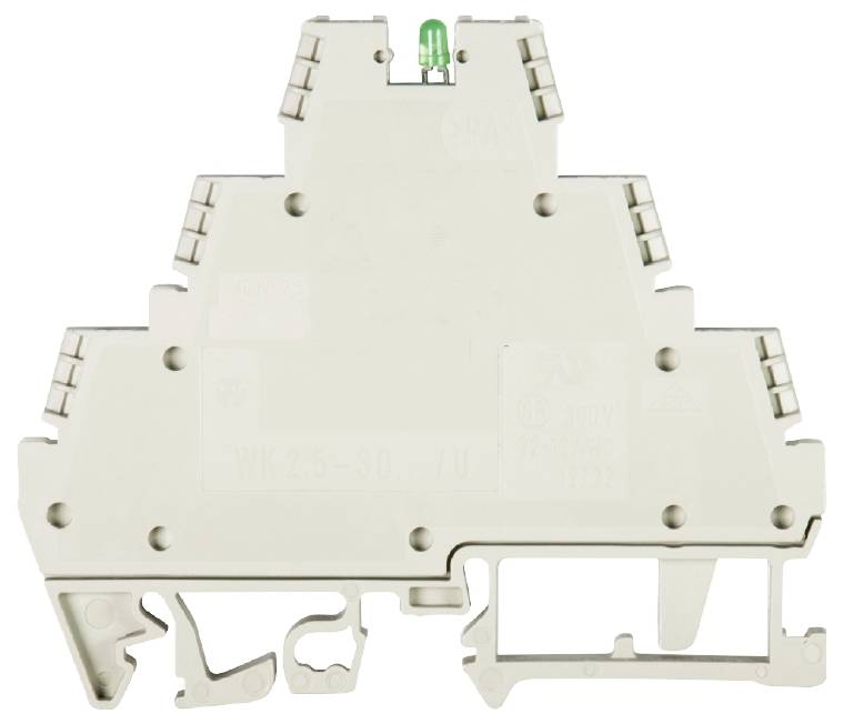 Wieland Electric 57.503.8955.0 Initiatorenklemme Schrauben Grau 50St.