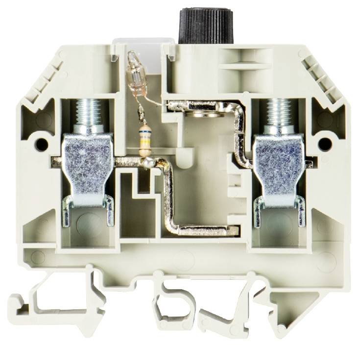 Wieland Electric 57.910.6155.0 Sicherungsklemme Schrauben Grau 50St.