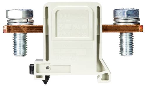 Wieland Electric 56.395.0055.0 Durchgangsklemme Schrauben Grau 10 St.
