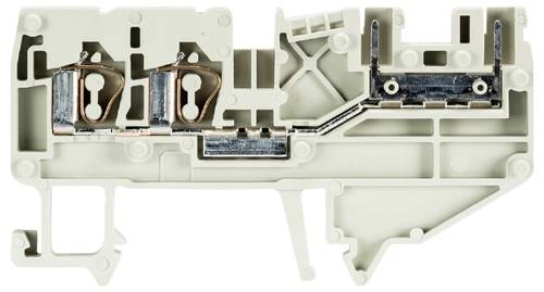 Wieland Electric 56.703.2053.0 Durchgangsklemme Federzuganschluss, Federzuganschluss Grau 100St.