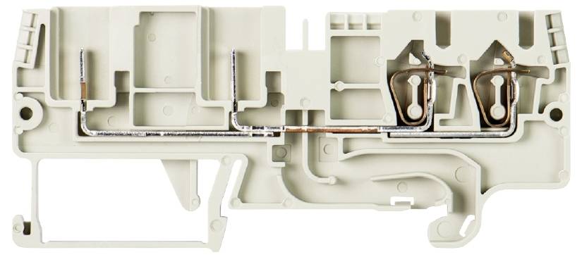 Wieland Electric 56.703.2155.0 Durchgangsklemme Schrauben, Steckanschluss Grau 100St.