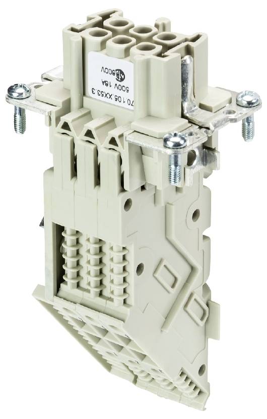 Wieland Electric 70.105.0653.3 Klemmenadapter Gesamtpolzahl 6 10St.