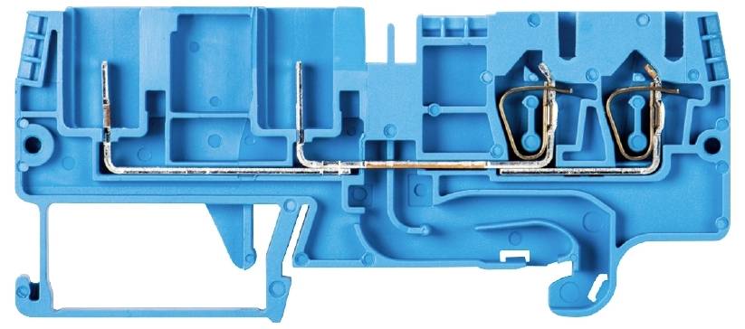 Wieland Electric 56.703.2155.6 Durchgangsklemme Schrauben, Steckanschluss Blau 100St.