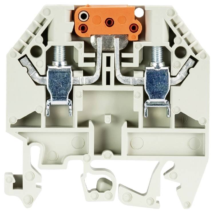 Wieland Electric 57.504.2055.0 Messertrennklemme Schrauben Grau 100St.