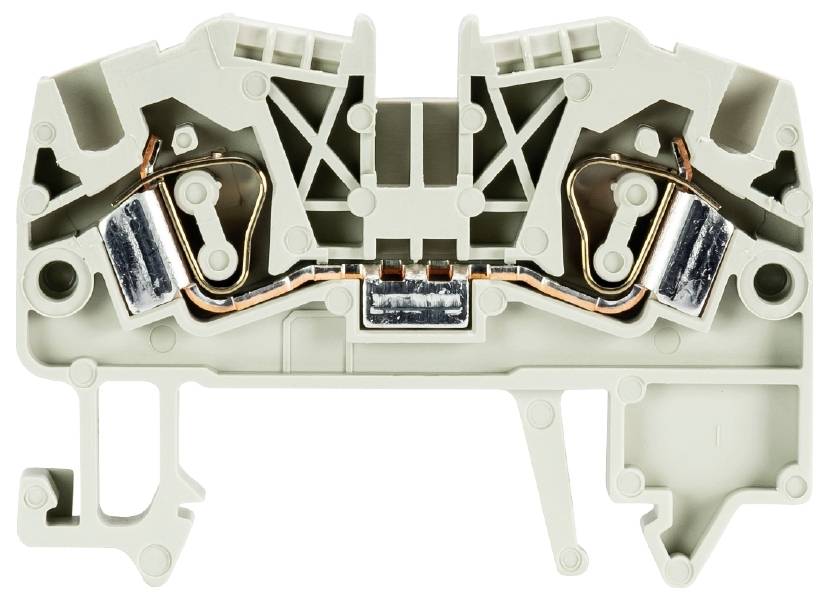 Wieland Electric 56.704.0053.0 Durchgangsklemme Federzuganschluss Grau 100St.