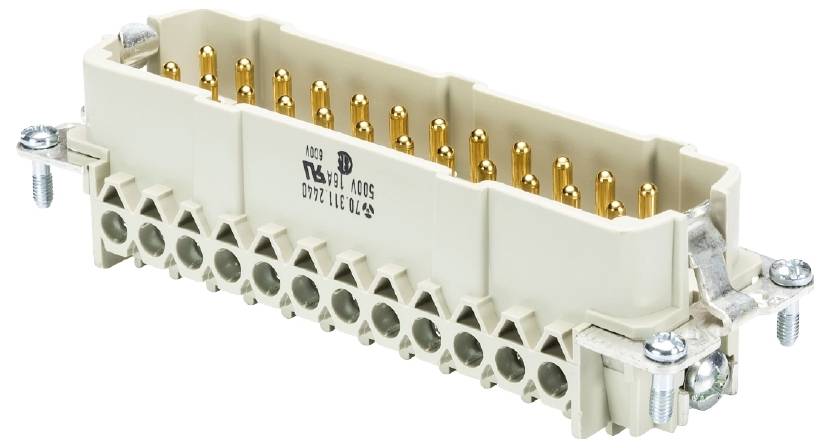 Wieland Electric 70.311.2440.0 Steckereinsatz Gesamtpolzahl 24 10St.