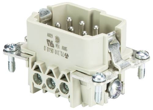 Wieland Electric 70.312.0640.0 Steckereinsatz Gesamtpolzahl 6 10 St.
