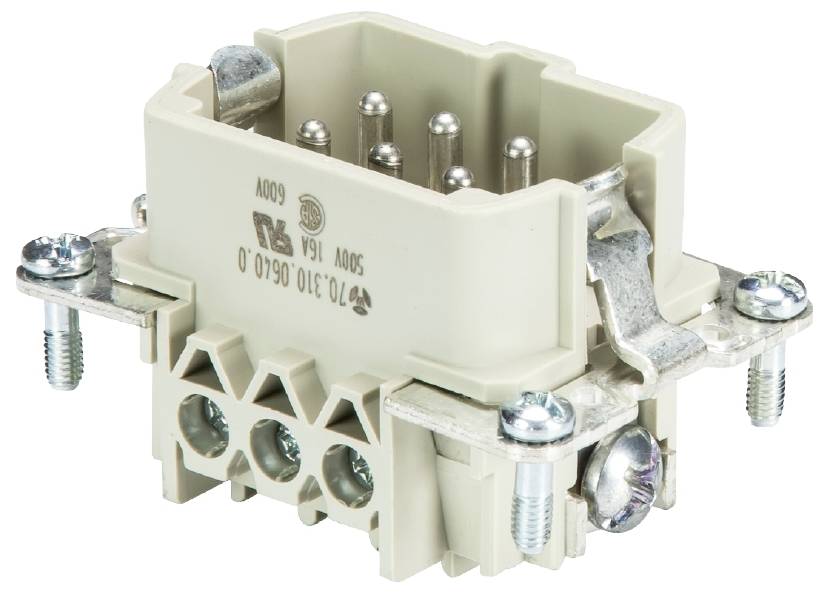 Wieland Electric 70.312.0640.0 Steckereinsatz Gesamtpolzahl 6 10St.