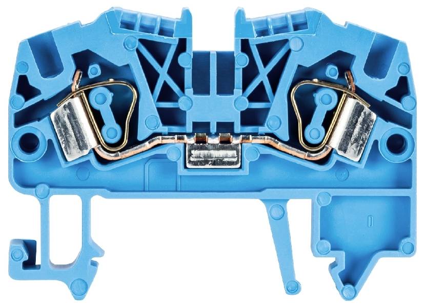 Wieland Electric 56.704.0053.6 Durchgangsklemme Federzuganschluss Blau 100St.