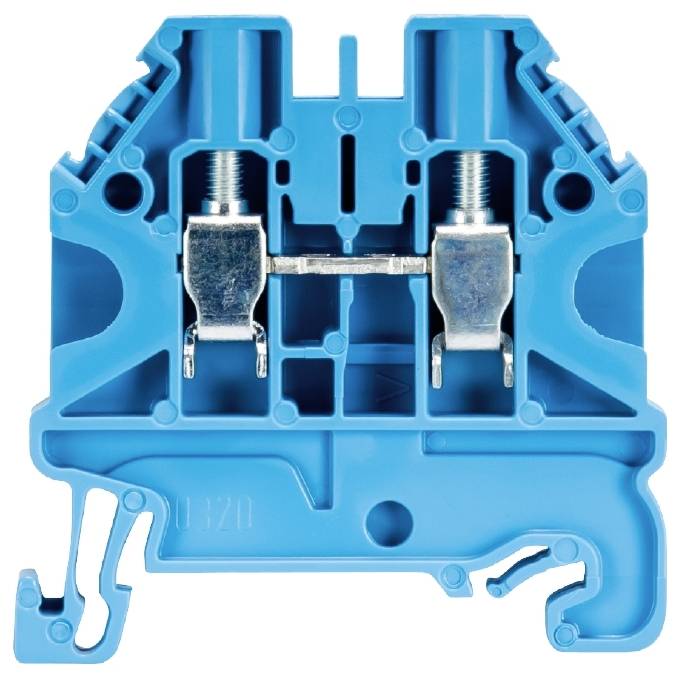 Wieland Electric 58.504.0055.6 Durchgangsklemme Schrauben Blau 100St.