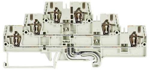 Wieland Electric 56.703.3355.0 Installationsetagenklemme Federzuganschluss Grau 50 St.