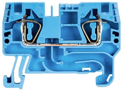 Wieland Electric 56.704.0055.6 Durchgangsklemme Federzuganschluss Blau 100 St.-image