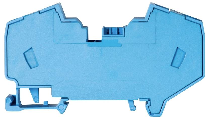 Wieland Electric 56.716.0353.6 Durchgangsklemme Federzuganschluss Grau 20St.