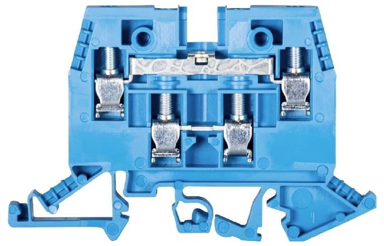 Wieland Electric 57.504.5255.6 Installationsetagenklemme Schrauben Blau 100St.