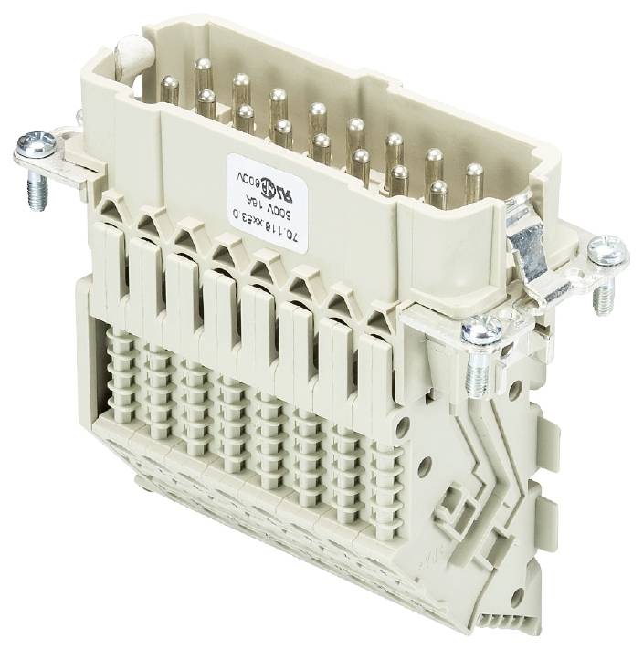 Wieland Electric 70.116.1653.0 Klemmenadapter Gesamtpolzahl 16 10St.