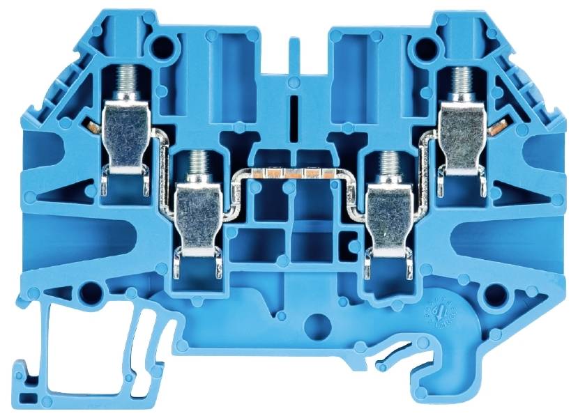 Wieland Electric 58.504.5155.6 Durchgangsklemme Schrauben Blau 100St.