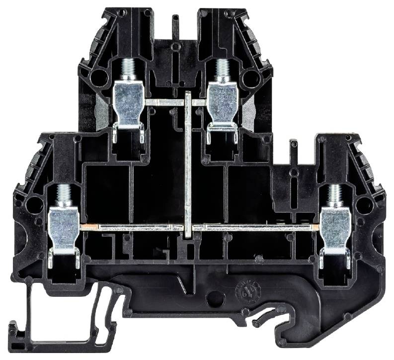 Wieland Electric 58.504.6955.1 Installationsetagenklemme Schrauben Schwarz 100St.