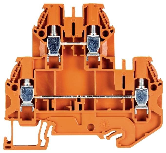 Wieland Electric 58.504.7055.9 Installationsetagenklemme Schrauben Orange 100St.