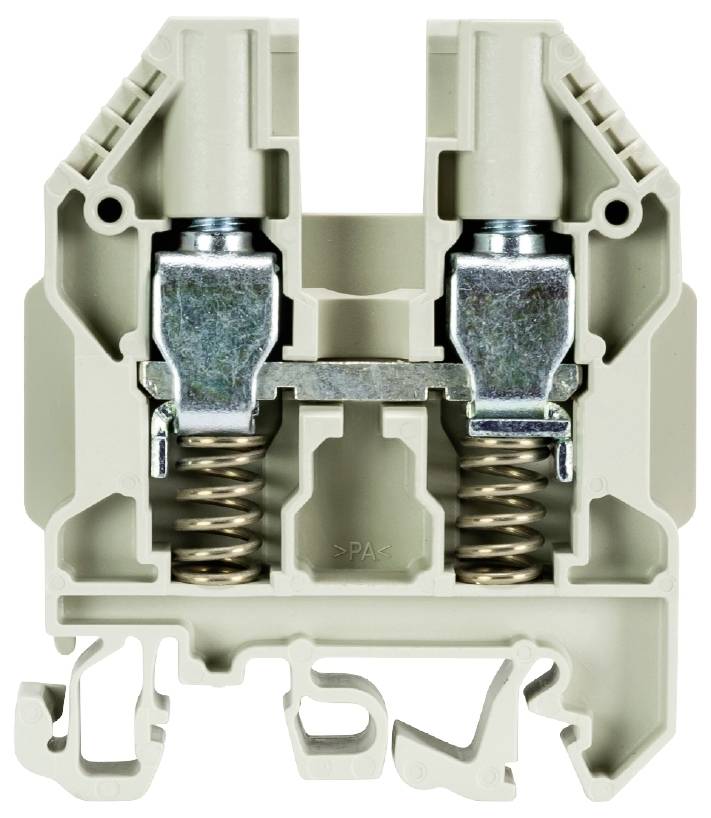 Wieland Electric 57.510.0555.0 Durchgangsklemme Schrauben Grau 50St.