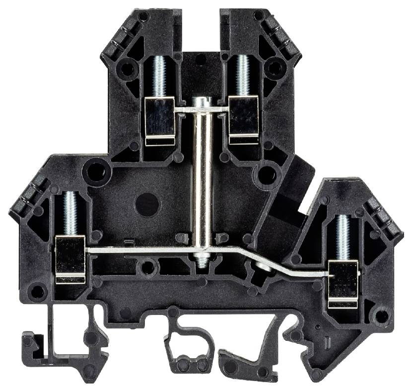 Wieland Electric 57.403.6955.1 Installationsetagenklemme Schrauben Schwarz 100St.