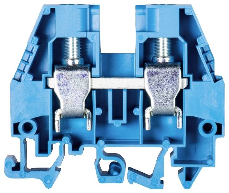 Wieland Electric 57.510.1155.6 Durchgangsklemme Schrauben Blau 50St.