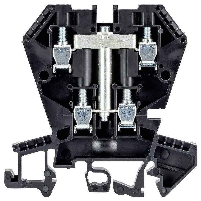 Wieland Electric 57.404.6955.1 Installationsetagenklemme Schrauben Schwarz 100St.