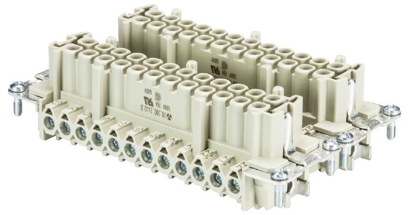 Wieland Electric 70.300.4840.0 Buchseneinsatz Gesamtpolzahl 48 1St.