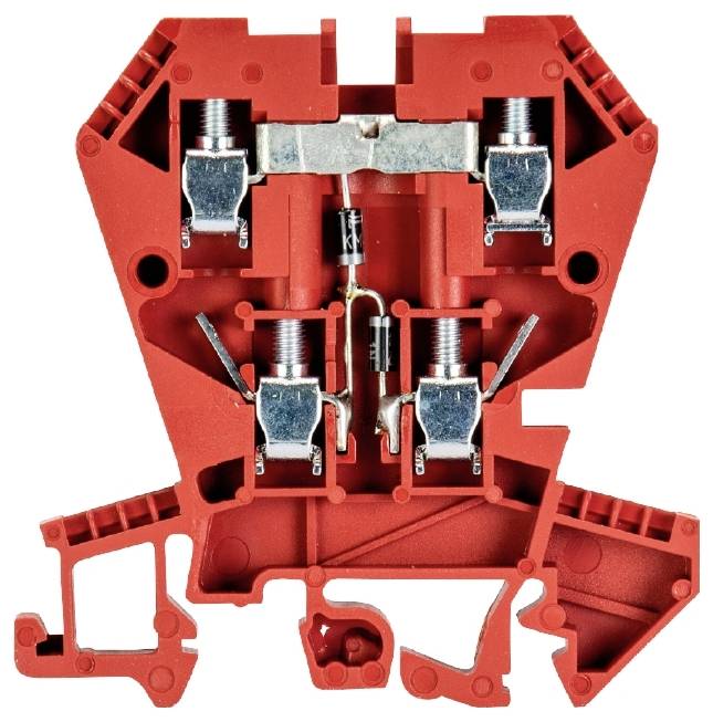 Wieland Electric 57.404.7955.5 Installationsetagenklemme Schrauben Rot 100St.