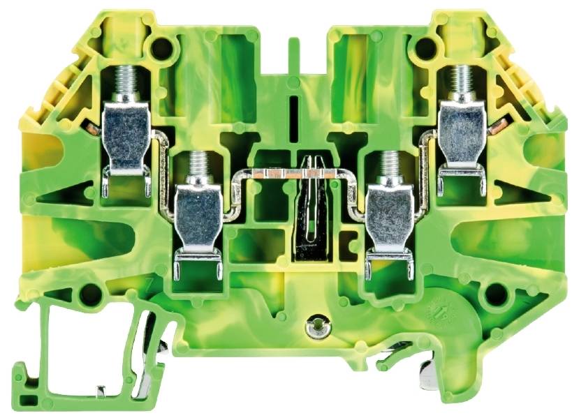 Wieland Electric 58.504.9155.0 Schutzleiterklemme Schrauben Grün-Gelb 100St.