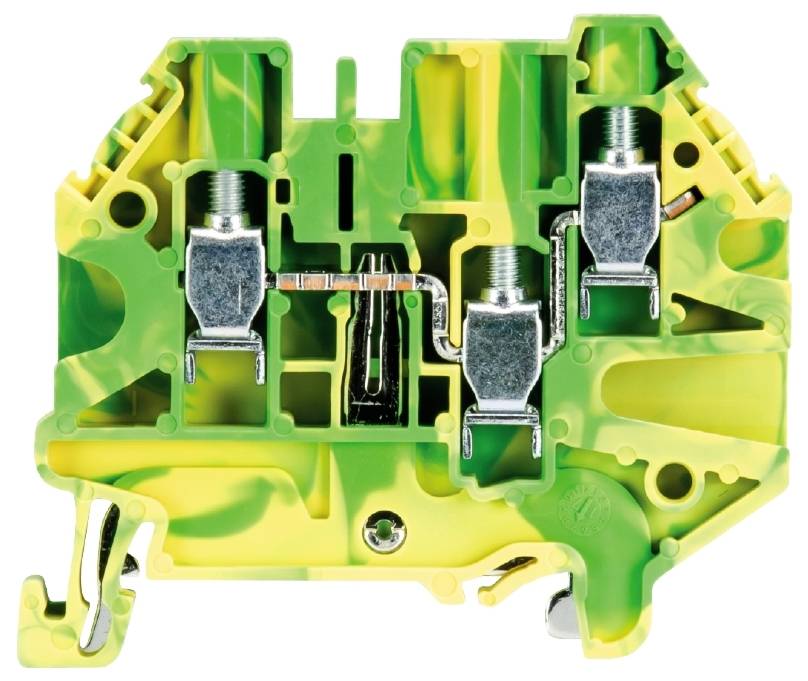 Wieland Electric 58.504.9355.0 Schutzleiterklemme Schrauben Grün-Gelb 100St.