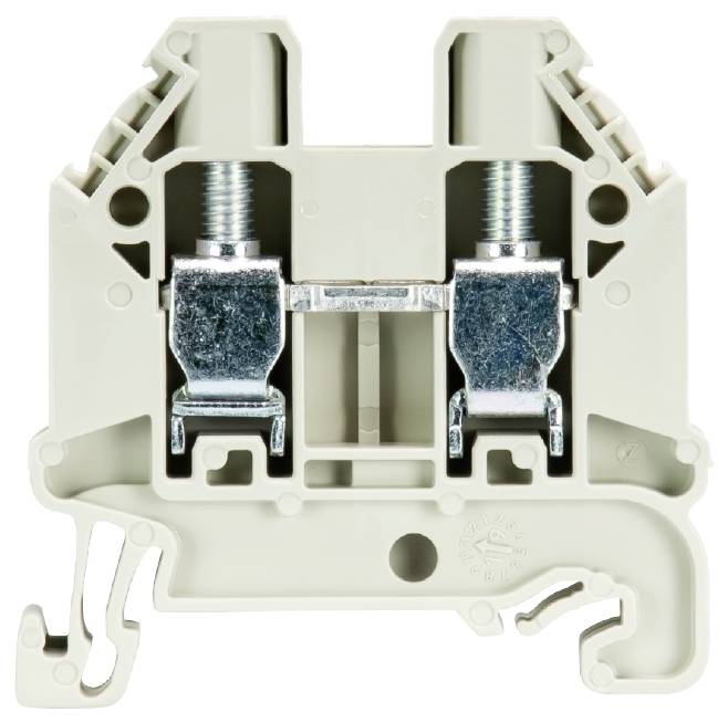 Wieland Electric 58.506.0055.0 Durchgangsklemme Schrauben Grau 100St.