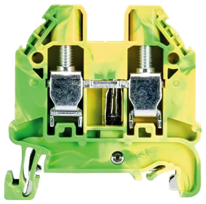 Wieland Electric 58.506.9055.0 Schutzleiterklemme Schrauben Grün-Gelb 100St.