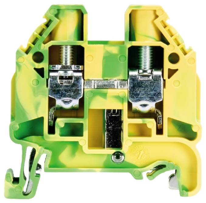 Wieland Electric 58.510.9055.0 Schutzleiterklemme Schrauben Grün-Gelb 50St.