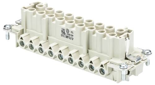 Wieland Electric 70.400.1640.0 Buchseneinsatz Gesamtpolzahl 16 10 St.