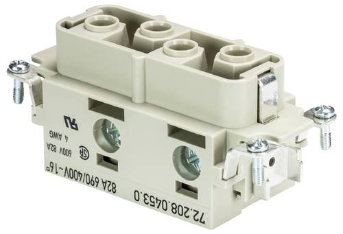 Wieland Electric 72.208.0453.0 Buchseneinsatz Gesamtpolzahl 4 10 St.