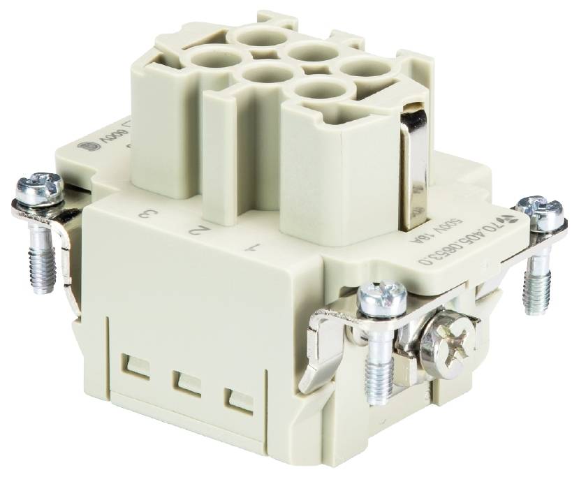 Wieland Electric 70.405.0653.0 Buchseneinsatz Gesamtpolzahl 6 1St.