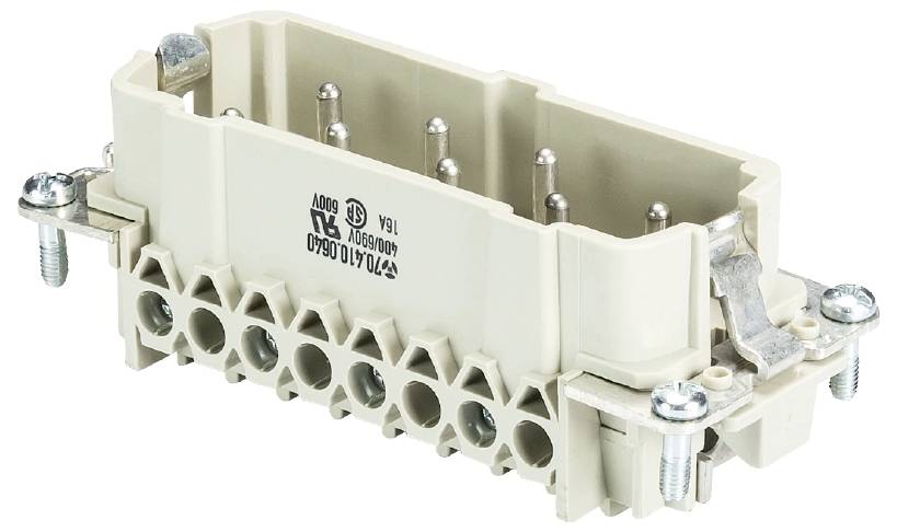 Wieland Electric 70.410.0640.0 Steckereinsatz Gesamtpolzahl 6 10St.