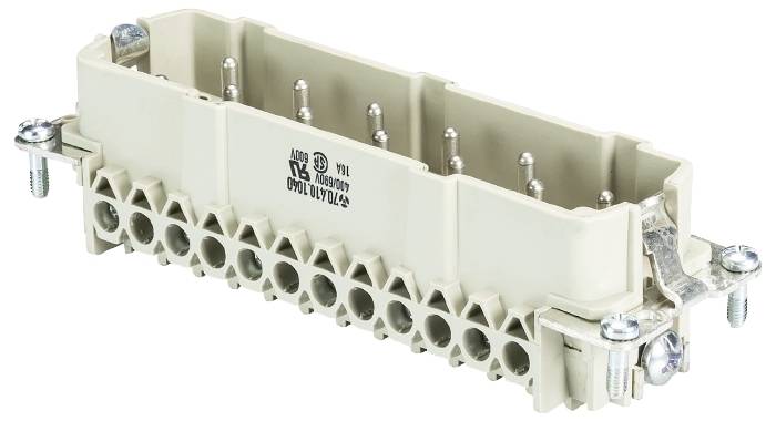 Wieland Electric 70.410.1040.0 Steckereinsatz Gesamtpolzahl 10 10St.