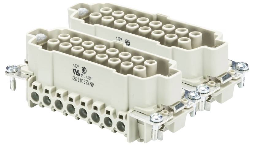 Wieland Electric 72.300.3253.0 Buchseneinsatz Gesamtpolzahl 28 1St.