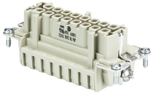 Wieland Electric 70.500.1653.3 Buchseneinsatz Gesamtpolzahl 16 10 St.