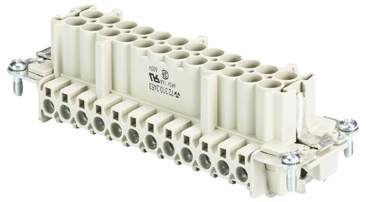 Wieland Electric 72.310.2453.0 Steckereinsatz Gesamtpolzahl 22 10St.