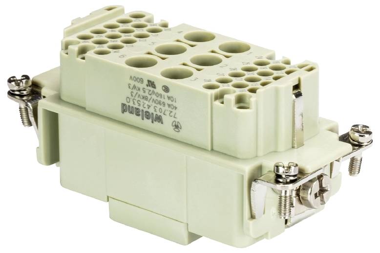 Wieland Electric 72.703.4253.0 Buchseneinsatz Gesamtpolzahl 6 5St.