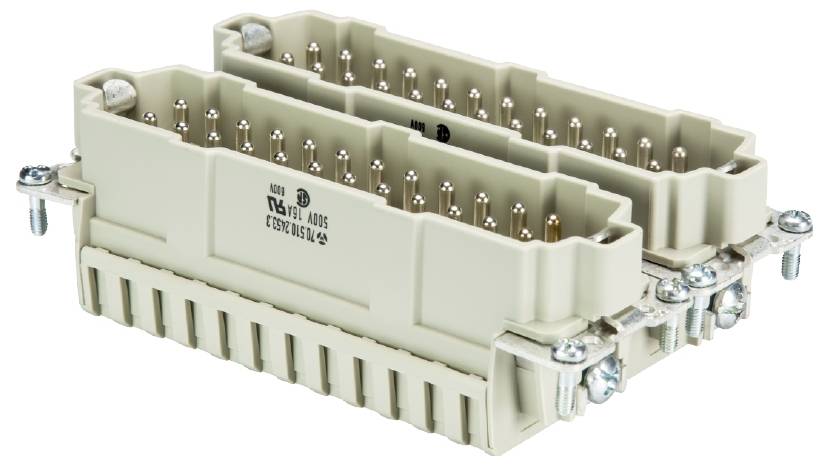 Wieland Electric 70.510.4853.0 Steckereinsatz Gesamtpolzahl 48 1St.