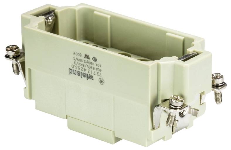 Wieland Electric 72.713.4253.0 Steckereinsatz Gesamtpolzahl 6 5St.