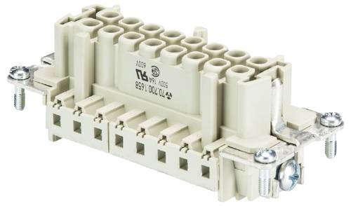 Wieland Electric 70.700.1658.0 Buchseneinsatz Gesamtpolzahl 16 10 St.