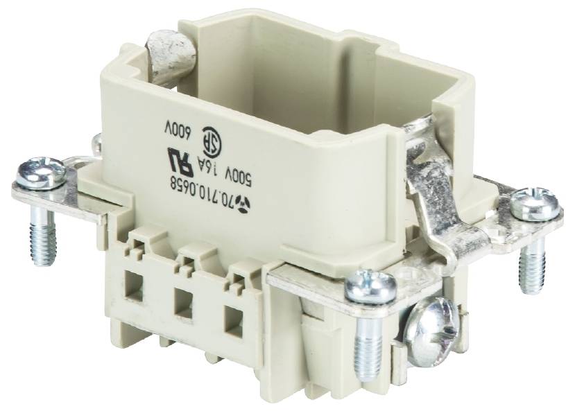 Wieland Electric 70.710.0658.0 Steckereinsatz Gesamtpolzahl 6 10St.