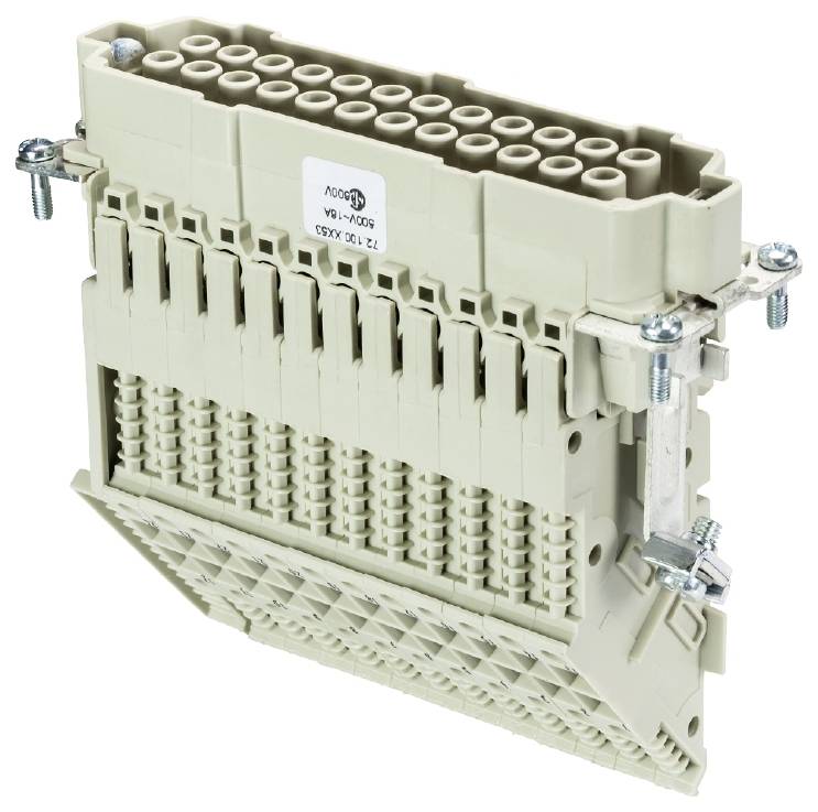 Wieland Electric 72.100.2453.0 Klemmenadapter Gesamtpolzahl 24 10St.