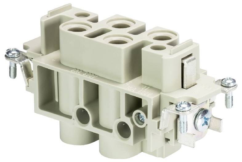 Wieland Electric 72.205.0653.0 Buchseneinsatz Gesamtpolzahl 4 10St.