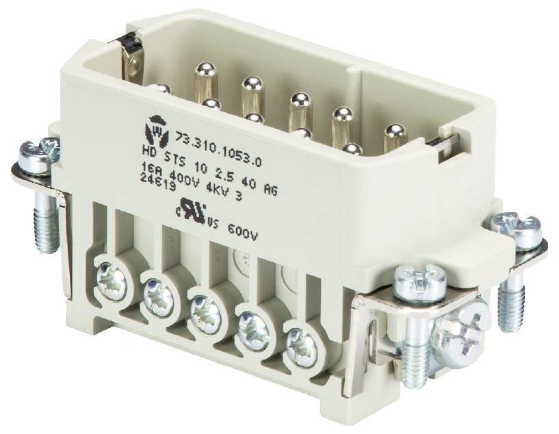 Wieland Electric 73.310.1053.0 Steckereinsatz Gesamtpolzahl 10 10St.