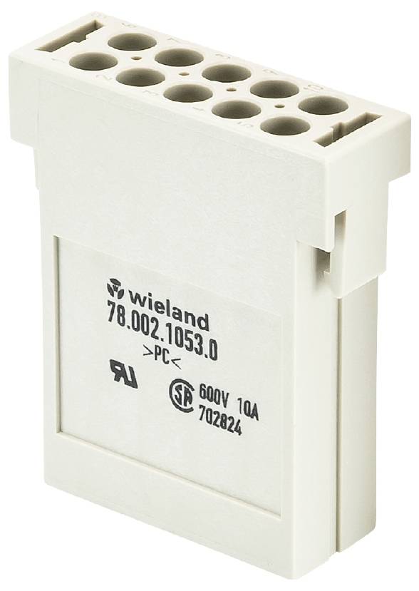 Wieland Electric 78.002.1053.0 Moduleinsatz Gesamtpolzahl 10 10St.